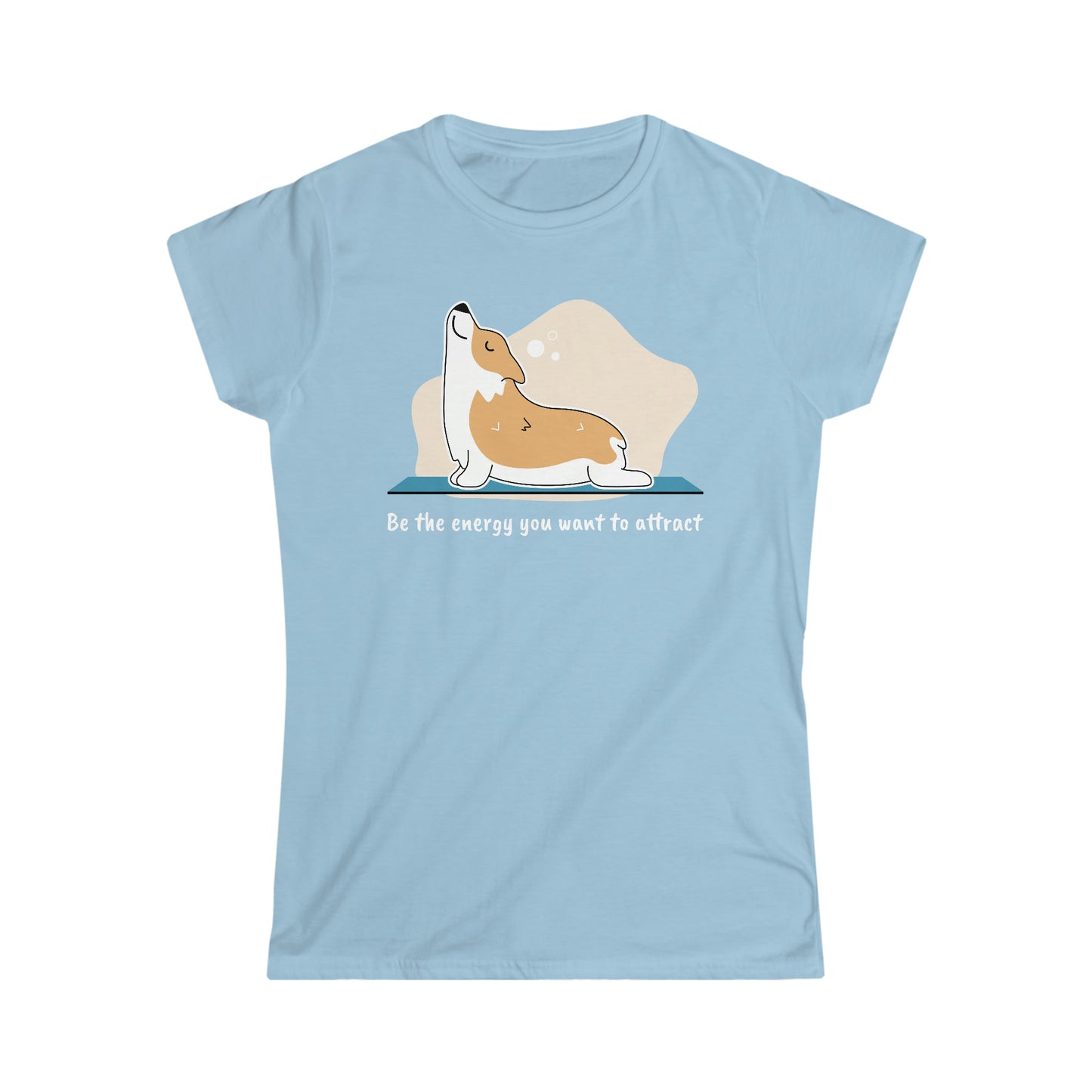 womans graphic tshirt Yoga shirt gift for corgi lover mom tshirt funny spiritual shirt positive vibes tshirt