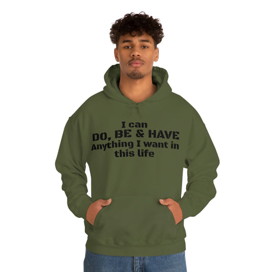 Unisex Hoodie Sweatshirt Aligning sweatshirt manifest gift for him unisex gift for her positive sweatshirt